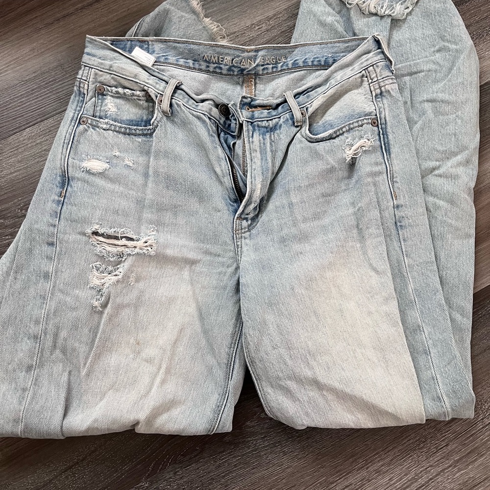 Light Wash Wide Leg Jeans